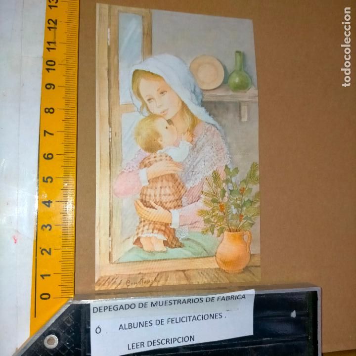 Postcards: REFERENCIA MUESTRAS : FELICITACION NAVIDAD DESPEGADA DE MUESTRARIO O ALBUM DE TIENDA . LEER