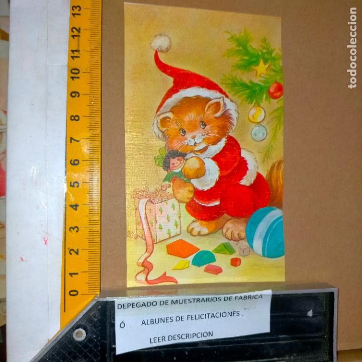 Postcards: REFERENCIA MUESTRAS : FELICITACION NAVIDAD DESPEGADA DE MUESTRARIO O ALBUM DE TIENDA . LEER