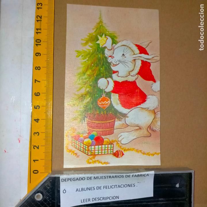 Postcards: REFERENCIA MUESTRAS : FELICITACION NAVIDAD DESPEGADA DE MUESTRARIO O ALBUM DE TIENDA . LEER