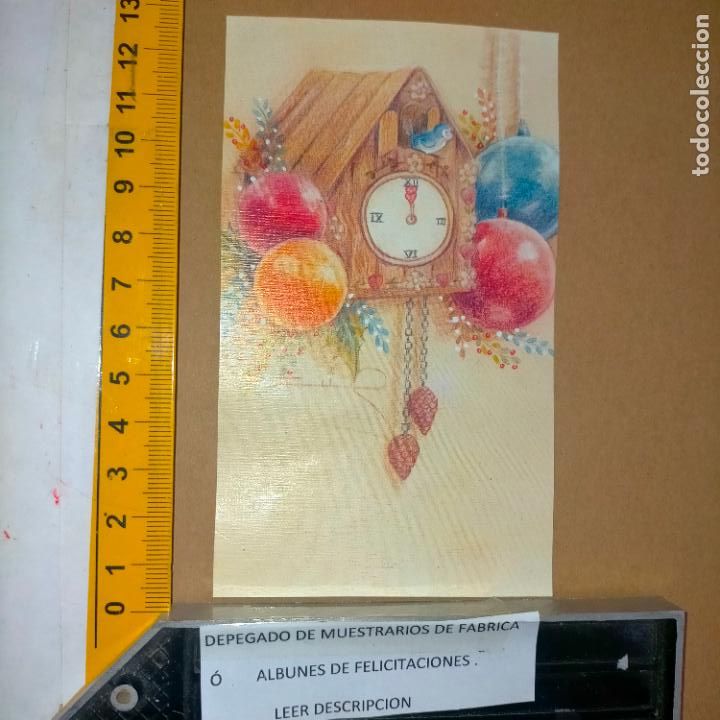 Postcards: REFERENCIA MUESTRAS : FELICITACION NAVIDAD DESPEGADA DE MUESTRARIO O ALBUM DE TIENDA . LEER