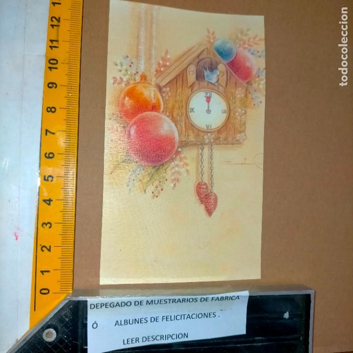 Postcards: REFERENCIA MUESTRAS : FELICITACION NAVIDAD DESPEGADA DE MUESTRARIO O ALBUM DE TIENDA . LEER