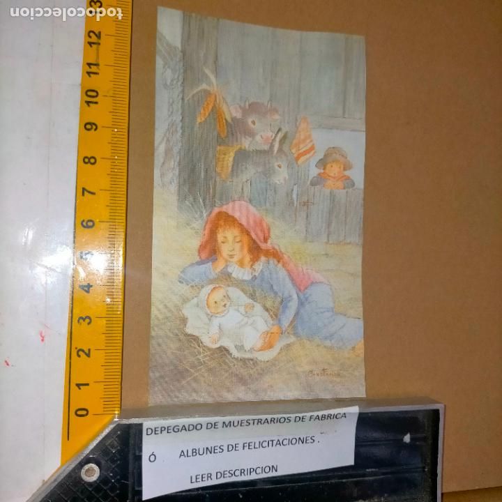 Postcards: REFERENCIA MUESTRAS : FELICITACION NAVIDAD DESPEGADA DE MUESTRARIO O ALBUM DE TIENDA . LEER