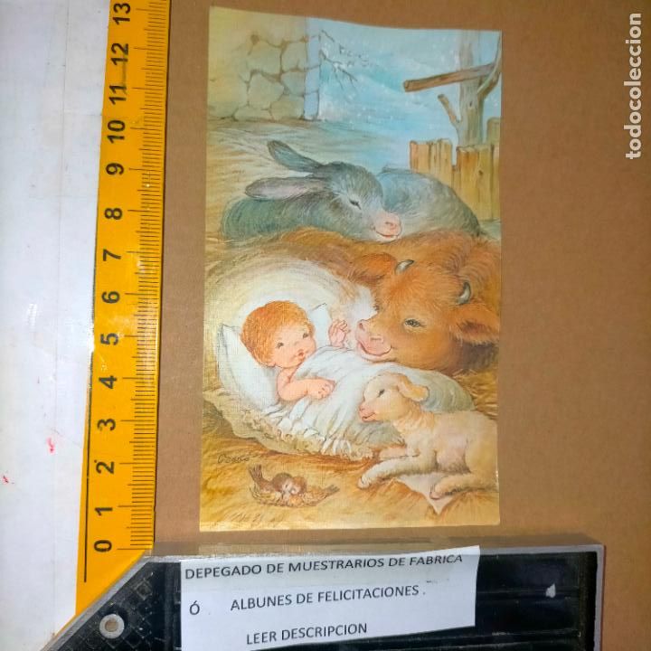 Cartes Postales: REFERENCIA MUESTRAS : FELICITACION NAVIDAD DESPEGADA DE MUESTRARIO O ALBUM DE TIENDA . LEER