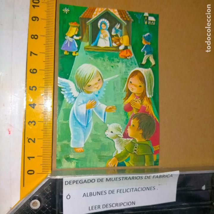 Cartes Postales: REFERENCIA MUESTRAS : FELICITACION NAVIDAD DESPEGADA DE MUESTRARIO O ALBUM DE TIENDA . LEER