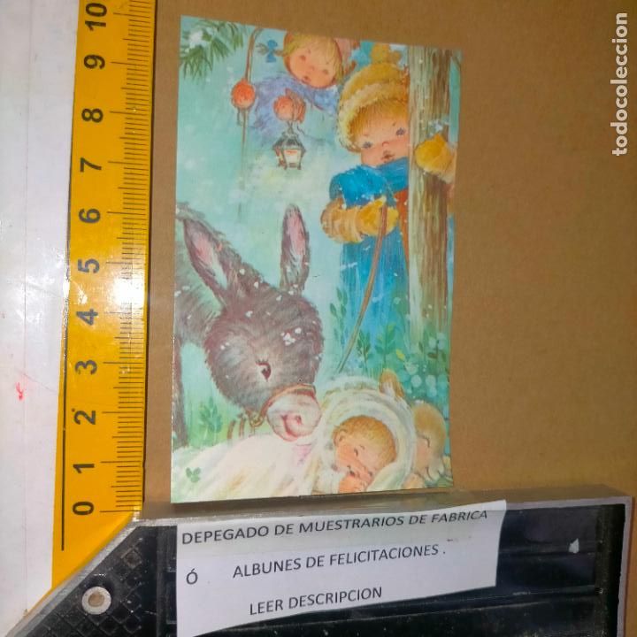 Cartes Postales: REFERENCIA MUESTRAS : FELICITACION NAVIDAD DESPEGADA DE MUESTRARIO O ALBUM DE TIENDA . LEER