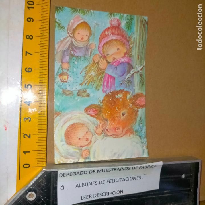 Cartes Postales: REFERENCIA MUESTRAS : FELICITACION NAVIDAD DESPEGADA DE MUESTRARIO O ALBUM DE TIENDA . LEER