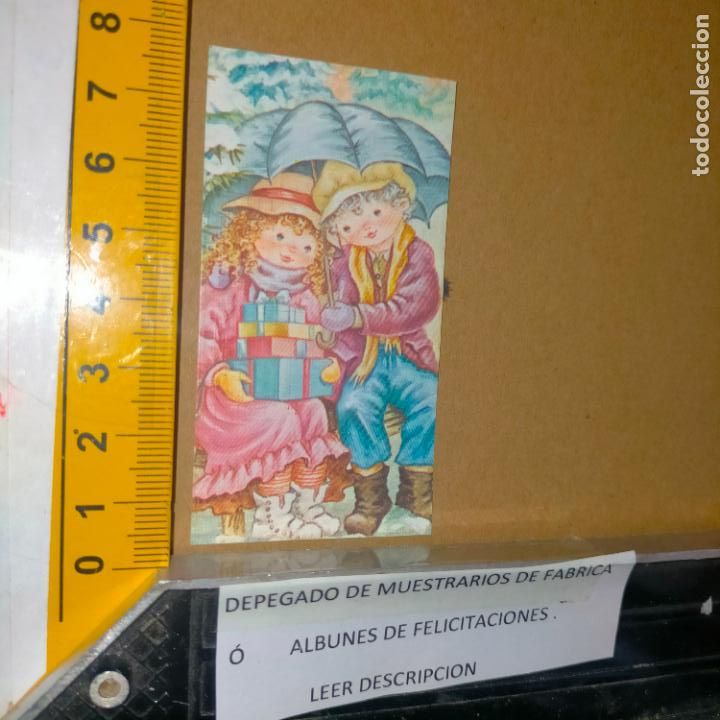 Cartes Postales: REFERENCIA MUESTRAS : FELICITACION NAVIDAD DESPEGADA DE MUESTRARIO O ALBUM DE TIENDA . LEER