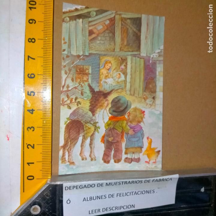 Cartes Postales: REFERENCIA MUESTRAS : FELICITACION NAVIDAD DESPEGADA DE MUESTRARIO O ALBUM DE TIENDA . LEER