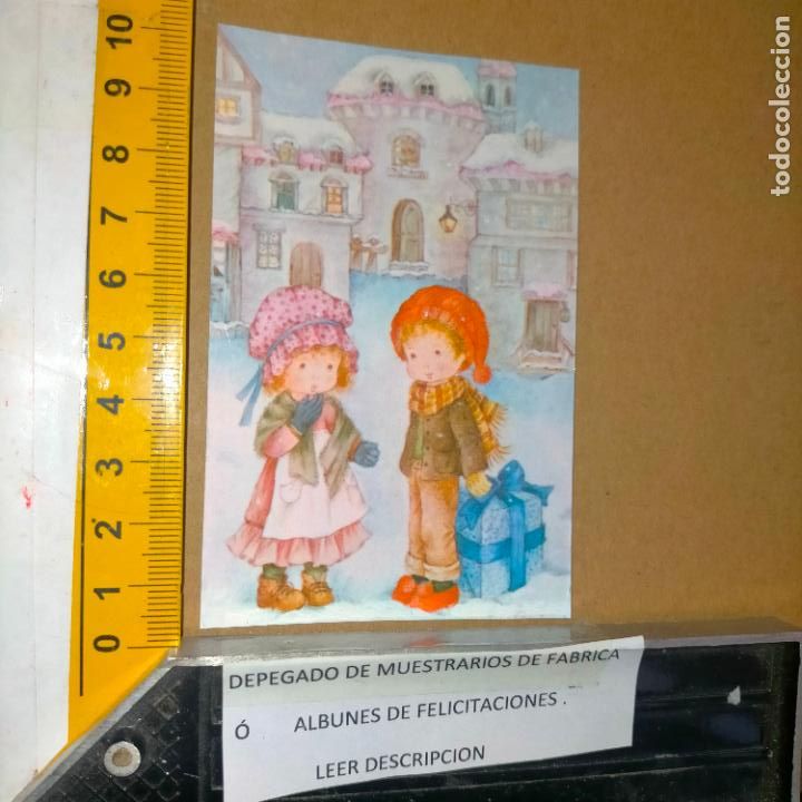 Cartes Postales: REFERENCIA MUESTRAS : FELICITACION NAVIDAD DESPEGADA DE MUESTRARIO O ALBUM DE TIENDA . LEER