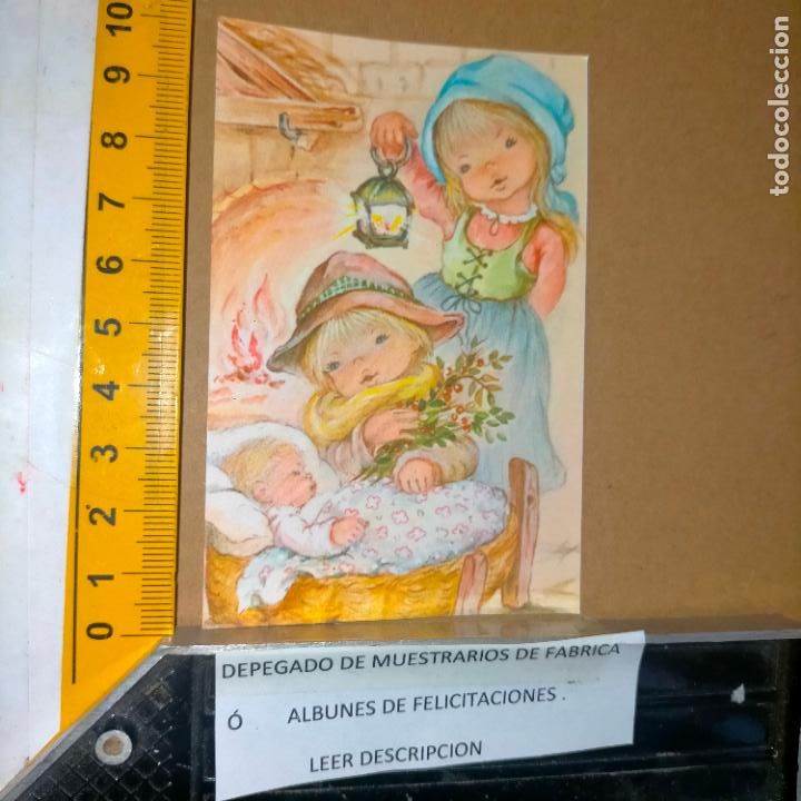 Cartes Postales: REFERENCIA MUESTRAS : FELICITACION NAVIDAD DESPEGADA DE MUESTRARIO O ALBUM DE TIENDA . LEER