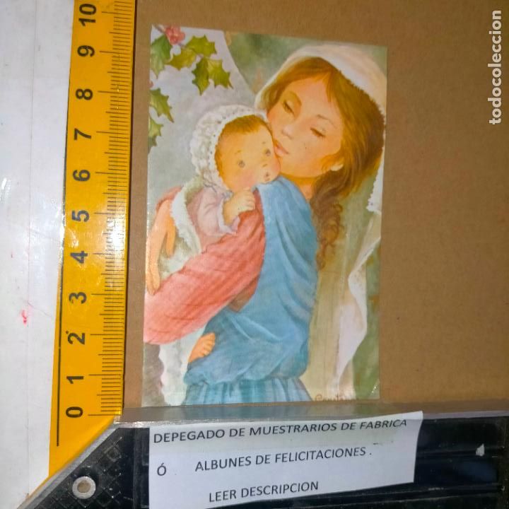 Cartes Postales: REFERENCIA MUESTRAS : FELICITACION NAVIDAD DESPEGADA DE MUESTRARIO O ALBUM DE TIENDA . LEER