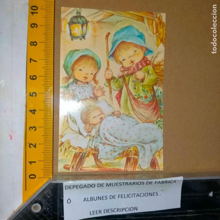 Postais: REFERENCIA MUESTRAS : FELICITACION NAVIDAD DESPEGADA DE MUESTRARIO O ALBUM DE TIENDA . LEER