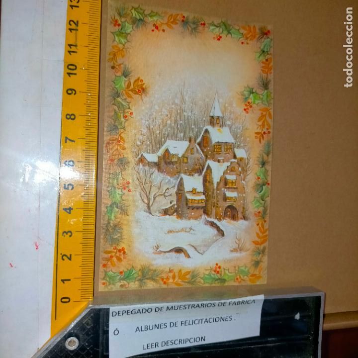 Postais: REFERENCIA MUESTRAS : FELICITACION NAVIDAD DESPEGADA DE MUESTRARIO O ALBUM DE TIENDA . LEER