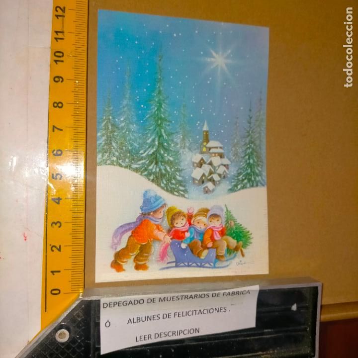 Postkarten: REFERENCIA MUESTRAS : FELICITACION NAVIDAD DESPEGADA DE MUESTRARIO O ALBUM DE TIENDA . LEER
