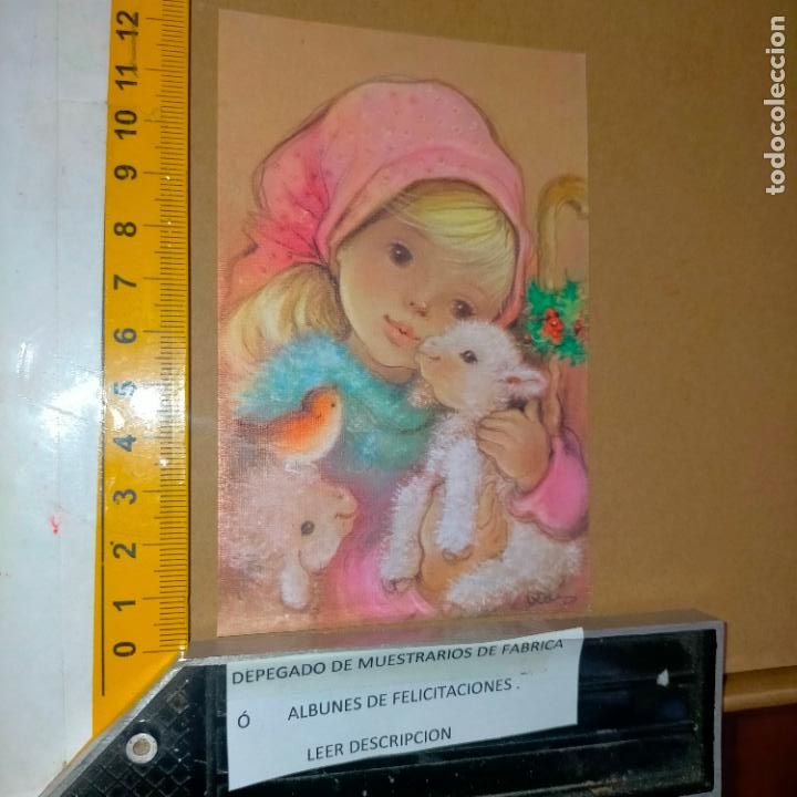 Postkarten: REFERENCIA MUESTRAS : FELICITACION NAVIDAD DESPEGADA DE MUESTRARIO O ALBUM DE TIENDA . LEER