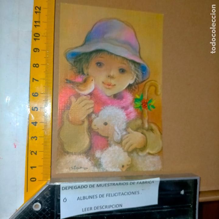 Postkarten: REFERENCIA MUESTRAS : FELICITACION NAVIDAD DESPEGADA DE MUESTRARIO O ALBUM DE TIENDA . LEER