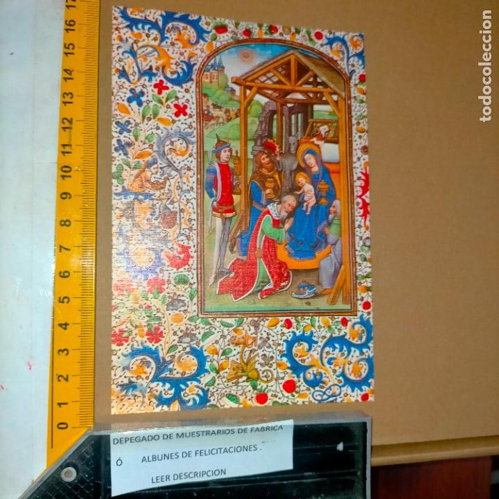 Postais: REFERENCIA MUESTRAS : FELICITACION NAVIDAD DESPEGADA DE MUESTRARIO O ALBUM DE TIENDA . LEER