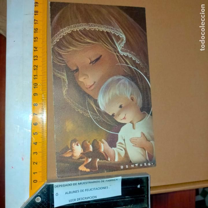 Postais: REFERENCIA MUESTRAS : FELICITACION NAVIDAD DESPEGADA DE MUESTRARIO O ALBUM DE TIENDA . LEER