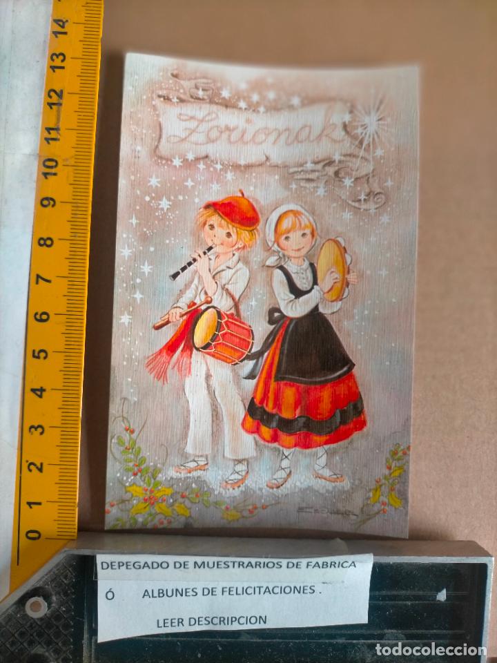 Postales: REFERENCIA MUESTRAS : FELICITACION NAVIDAD DESPEGADA DE MUESTRARIO O ALBUM DE TIENDA . LEER
