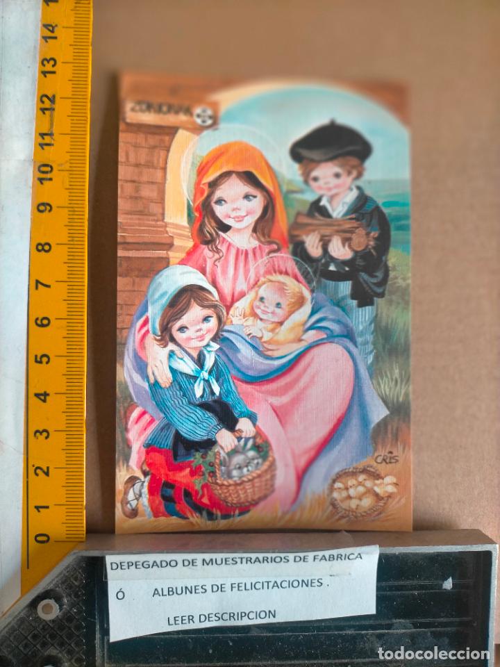 Postales: REFERENCIA MUESTRAS : FELICITACION NAVIDAD DESPEGADA DE MUESTRARIO O ALBUM DE TIENDA . LEER