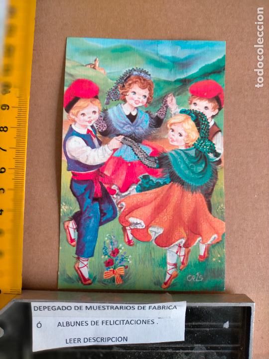 Postales: REFERENCIA MUESTRAS : FELICITACION NAVIDAD DESPEGADA DE MUESTRARIO O ALBUM DE TIENDA . LEER