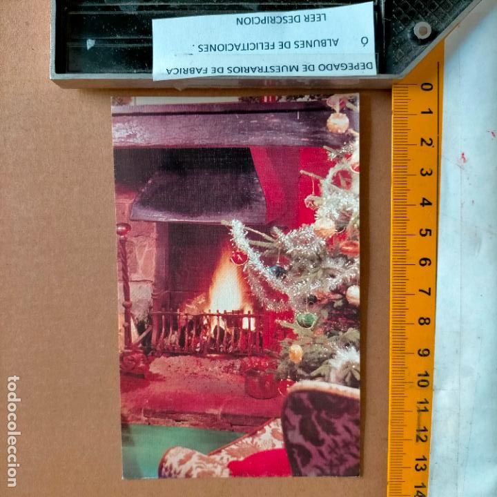 Postales: REFERENCIA MUESTRAS : FELICITACION NAVIDAD DESPEGADA DE MUESTRARIO O ALBUM DE TIENDA . LEER