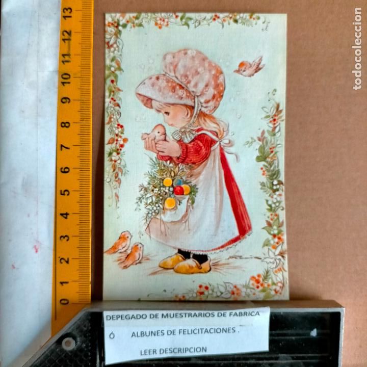 Postales: REFERENCIA MUESTRAS : FELICITACION NAVIDAD DESPEGADA DE MUESTRARIO O ALBUM DE TIENDA . LEER