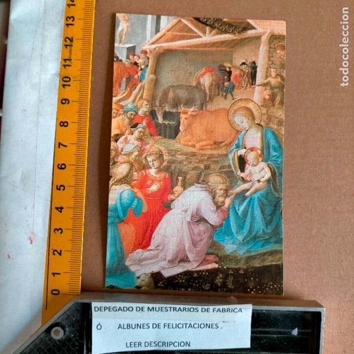 Postales: REFERENCIA MUESTRAS : FELICITACION NAVIDAD DESPEGADA DE MUESTRARIO O ALBUM DE TIENDA . LEER