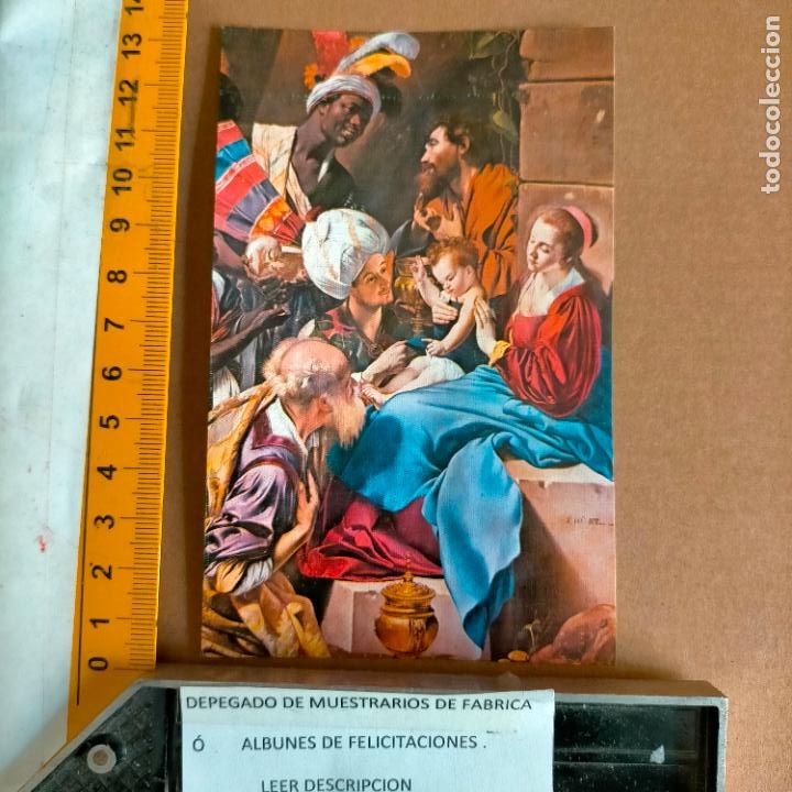 Postales: REFERENCIA MUESTRAS : FELICITACION NAVIDAD DESPEGADA DE MUESTRARIO O ALBUM DE TIENDA . LEER