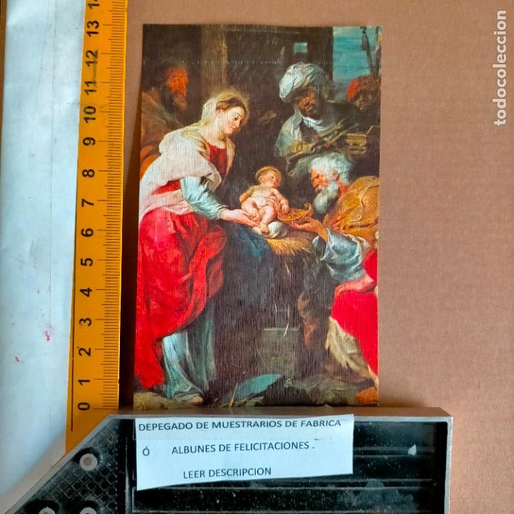 Postais: REFERENCIA MUESTRAS : FELICITACION NAVIDAD DESPEGADA DE MUESTRARIO O ALBUM DE TIENDA . LEER