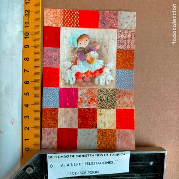 Postais: REFERENCIA MUESTRAS : FELICITACION NAVIDAD DESPEGADA DE MUESTRARIO O ALBUM DE TIENDA . LEER