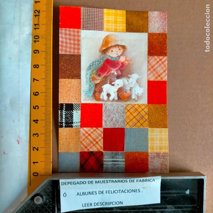 Postais: REFERENCIA MUESTRAS : FELICITACION NAVIDAD DESPEGADA DE MUESTRARIO O ALBUM DE TIENDA . LEER