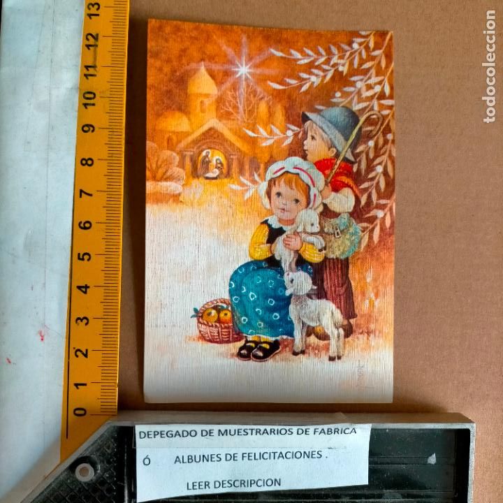 Postais: REFERENCIA MUESTRAS : FELICITACION NAVIDAD DESPEGADA DE MUESTRARIO O ALBUM DE TIENDA . LEER