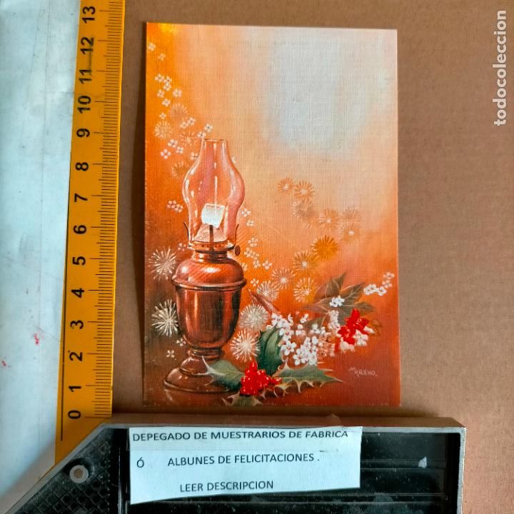 Postais: REFERENCIA MUESTRAS : FELICITACION NAVIDAD DESPEGADA DE MUESTRARIO O ALBUM DE TIENDA . LEER