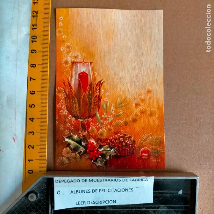 Postais: REFERENCIA MUESTRAS : FELICITACION NAVIDAD DESPEGADA DE MUESTRARIO O ALBUM DE TIENDA . LEER