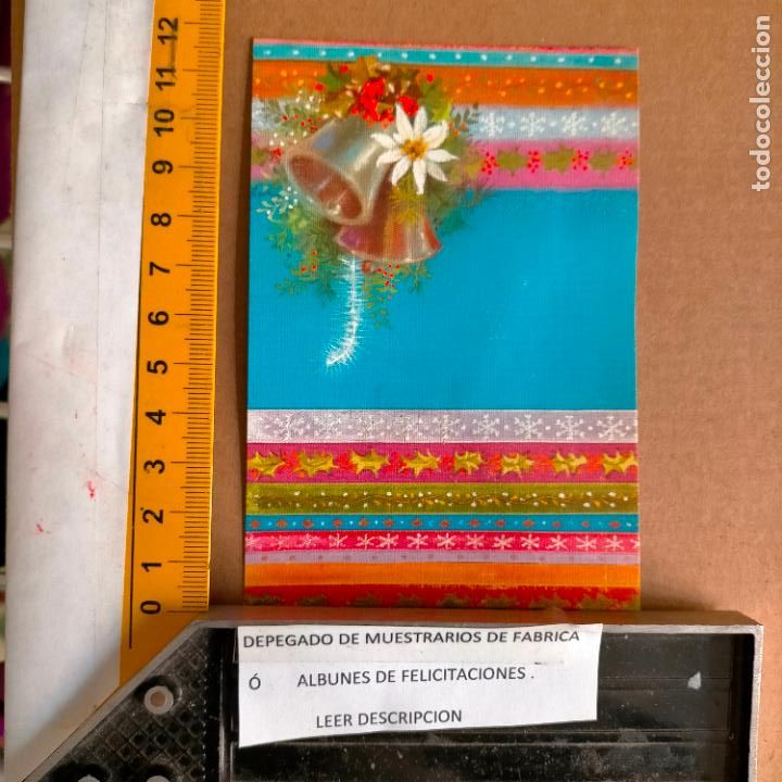 Postais: REFERENCIA MUESTRAS : FELICITACION NAVIDAD DESPEGADA DE MUESTRARIO O ALBUM DE TIENDA . LEER
