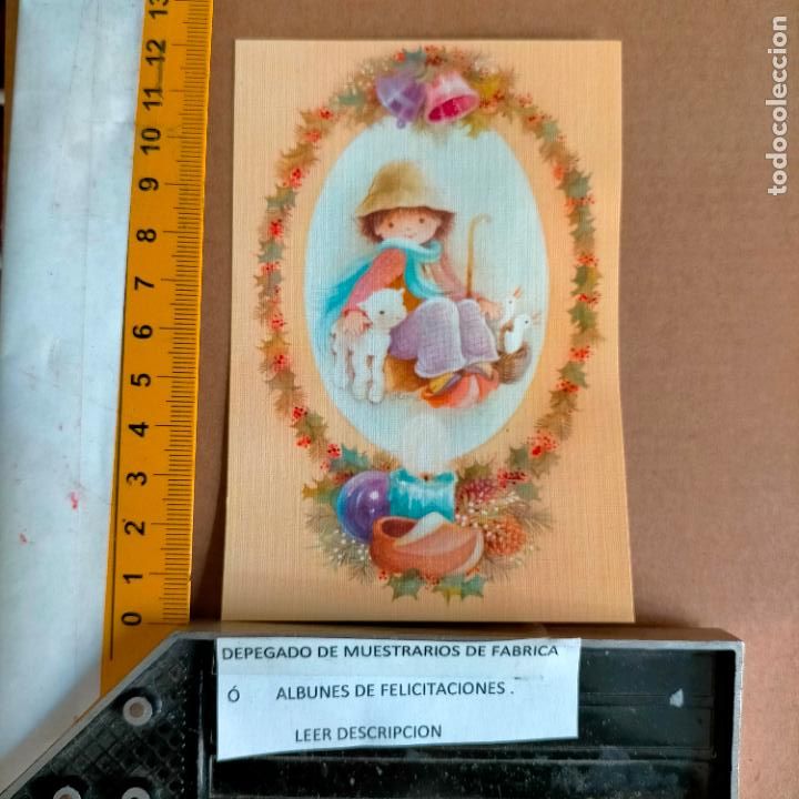 Postais: REFERENCIA MUESTRAS : FELICITACION NAVIDAD DESPEGADA DE MUESTRARIO O ALBUM DE TIENDA . LEER