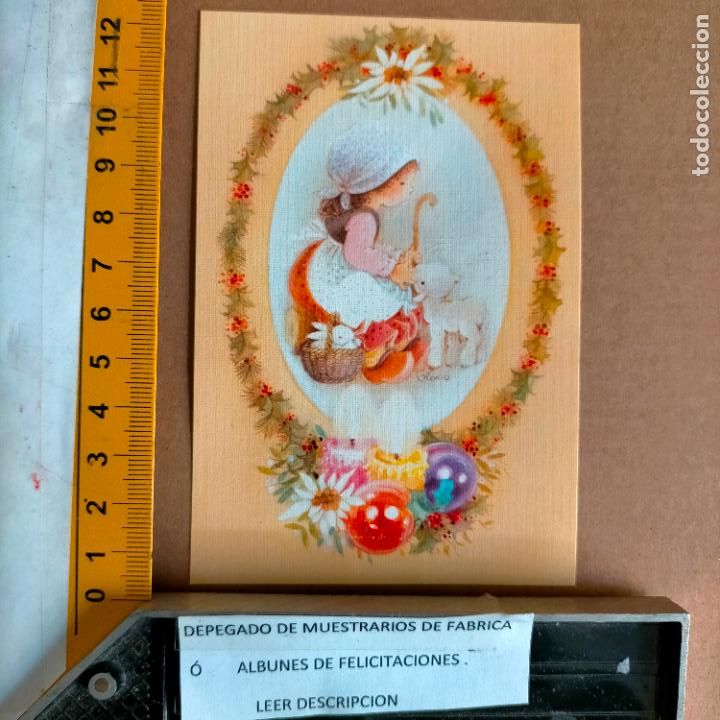 Postais: REFERENCIA MUESTRAS : FELICITACION NAVIDAD DESPEGADA DE MUESTRARIO O ALBUM DE TIENDA . LEER