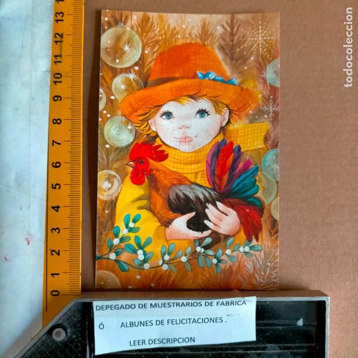 Postales: REFERENCIA MUESTRAS : FELICITACION NAVIDAD DESPEGADA DE MUESTRARIO O ALBUM DE TIENDA . LEER