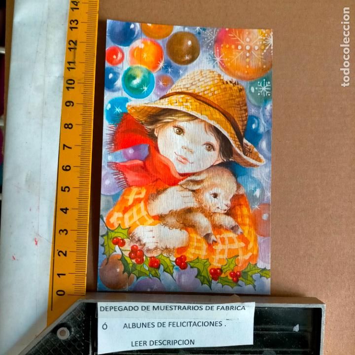 Postales: REFERENCIA MUESTRAS : FELICITACION NAVIDAD DESPEGADA DE MUESTRARIO O ALBUM DE TIENDA . LEER