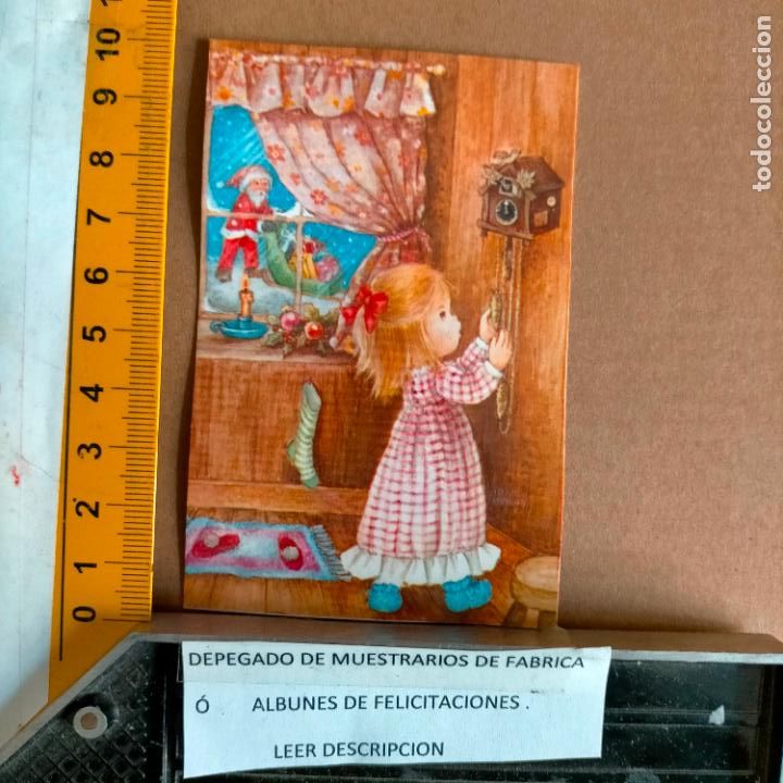 Postales: REFERENCIA MUESTRAS : FELICITACION NAVIDAD DESPEGADA DE MUESTRARIO O ALBUM DE TIENDA . LEER