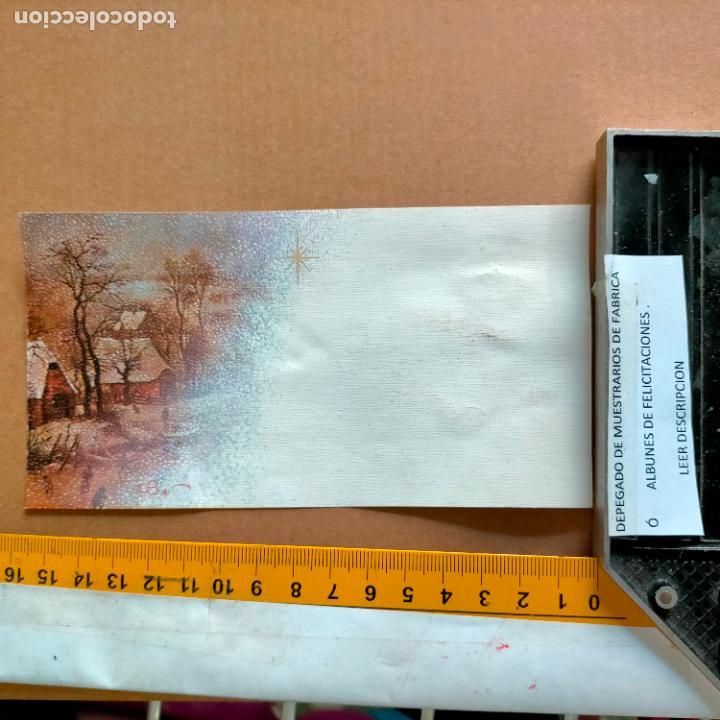 Postales: REFERENCIA MUESTRAS : FELICITACION NAVIDAD DESPEGADA DE MUESTRARIO O ALBUM DE TIENDA . LEER