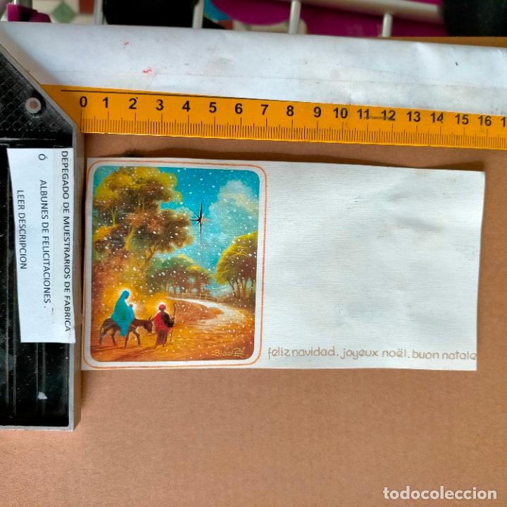 Postales: REFERENCIA MUESTRAS : FELICITACION NAVIDAD DESPEGADA DE MUESTRARIO O ALBUM DE TIENDA . LEER