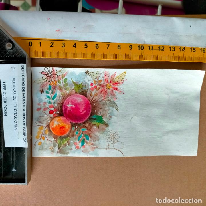 Postales: REFERENCIA MUESTRAS : FELICITACION NAVIDAD DESPEGADA DE MUESTRARIO O ALBUM DE TIENDA . LEER