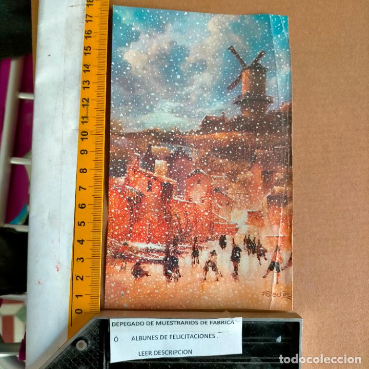 Postales: REFERENCIA MUESTRAS : FELICITACION NAVIDAD DESPEGADA DE MUESTRARIO O ALBUM DE TIENDA . LEER