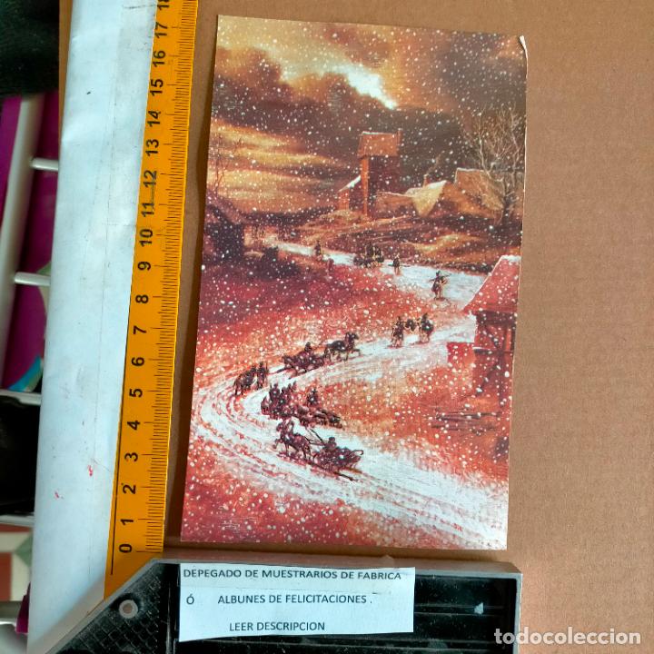 Postales: REFERENCIA MUESTRAS : FELICITACION NAVIDAD DESPEGADA DE MUESTRARIO O ALBUM DE TIENDA . LEER