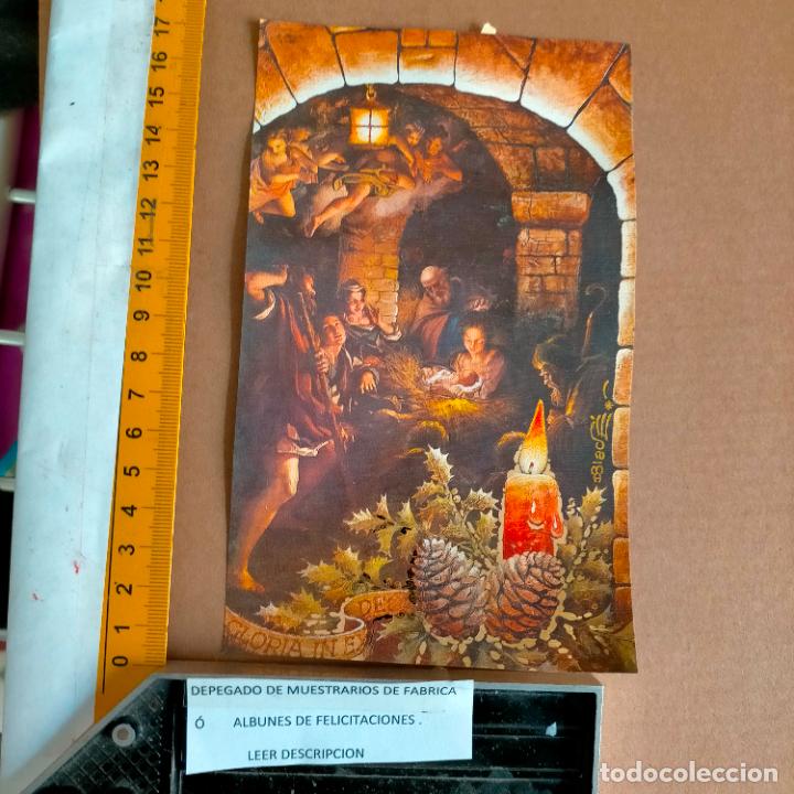 Postales: REFERENCIA MUESTRAS : FELICITACION NAVIDAD DESPEGADA DE MUESTRARIO O ALBUM DE TIENDA . LEER