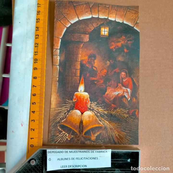 Postales: REFERENCIA MUESTRAS : FELICITACION NAVIDAD DESPEGADA DE MUESTRARIO O ALBUM DE TIENDA . LEER