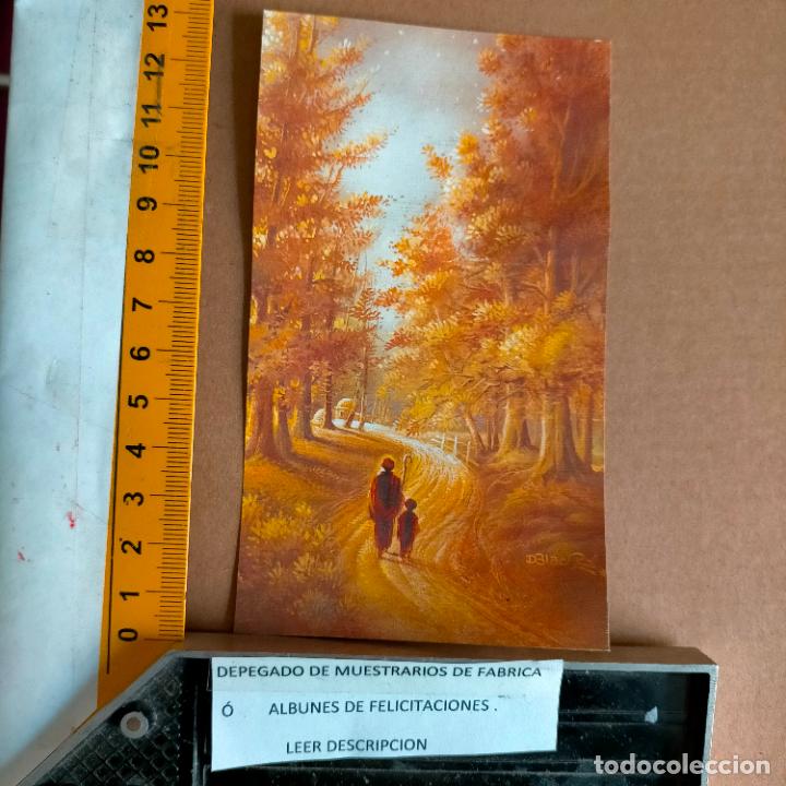 Postales: REFERENCIA MUESTRAS : FELICITACION NAVIDAD DESPEGADA DE MUESTRARIO O ALBUM DE TIENDA . LEER
