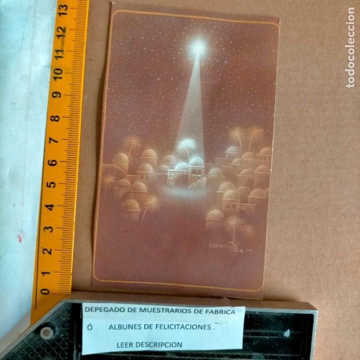Postkarten: REFERENCIA MUESTRAS : FELICITACION NAVIDAD DESPEGADA DE MUESTRARIO O ALBUM DE TIENDA . LEER